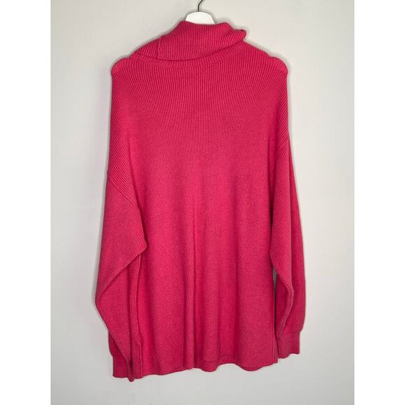 Free People Softly Structured Tunic Sweater Cotton Candy Pink Women's Size S - Picture 5 of 10